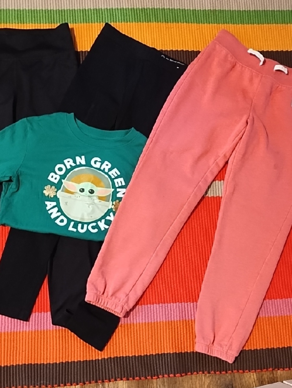 Star Wars Kids Pink Pull-On Joggers Bundle Of 4 VGC 8.